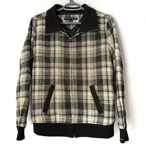 Y2k Vintage Tommy Hilfiger Plaid Bomber Jacket Ladies Medium